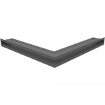 Ventilatsioonikaas LUFT nurk 56x56x6 grafiit &Otilde;huke