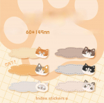 180 tk/komplekt Sweet Cartoon Kleepm&auml;rkme Kawaii Kassipoegade Scrapbooking Memo Pad Armas &otilde;pilase registri silt Kleepm&auml;rkmik