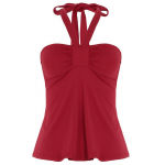 Naiste p&auml;itsed Seksikas p&auml;itsetega salendav vanust v&auml;hendav vest top S punane