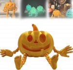 7cm 3D prinditud k&otilde;rvits meeste peokaunistused rekvisiidid Aksessuaarid Avaleht Halloweeni k&otilde;rvitsa prinditud liigendiga noctilucent Pumpkin Man