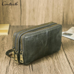 CONTACT'S ehtsast nahast siduri rahakotid meestele Crossboday kott telefonikott Kaartrahakotid Multi lukuga disainiga k&auml;ekott