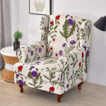 Stretch Print tiiva tooli kate Spandex elastsed tugitooli katted Europe Wingback Relax diivanikatted koos istmepadja kattega