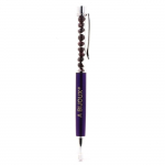 Pierres et Min&eacute;raux. Stylo min&eacute;raux Grenat du Mozambique. Couleur violet.