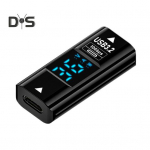 USB C/Type-C adapter 36/60W digitaalne LED-ekraan USB 3.2 10Gbps kiire andmeedastusadapter suure v&otilde;imsusega laadimise nutikas adapter tahvelarvutile AF-CM must