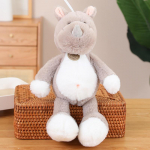 Multifilm elevant ahv metsloom pl&uuml;&uuml;sist t&auml;idisega m&auml;ngunukk kodukaunistuse nukk kawaii beebilapse valgustusajal kaasas kingitus 35cm