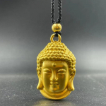 Kvaliteetne Buddha pea ripats kaelakee meestele naistele amulett kaelakee budistlikud religioossed ehted aksessuaarid kingitused 1pc