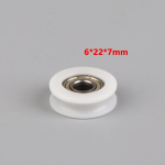 6 * 22 * ​​7 mm tasapinnaline liikuv ukse ja akna liugratas 626 laagri rihmaratas