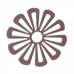 1 tk k&ouml;&ouml;gipoti matt lillekujuline potihoidjad libisemisvastase kaitsega padjapannihoidja isolatsioonialused P&otilde;lemisvastased alusalused 16.8cm vaarika