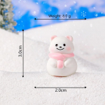 Mini-J&otilde;ulumemme Kujuke multifilm Lumej&auml;nes Mikromaastiku ornament auto interj&ouml;&ouml;r Kodu t&ouml;&ouml;laua kaunistus