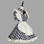 Jaapani Armas Stiil Lolita Neiu Kleit Seksikas Cosplay Neiuvormi Kleit Must ja Punane Pluss Suurus 4XL must