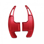 For Ford Mustang 2015 2016 2017 2018 Aluminum /carbon fiber Steering Wheel Shift Paddles Extension Shifters Gear kit punane