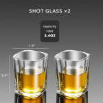 Shot Glass komplekt Valge veini klaasi tassihoidja Joogin&otilde;ude komplekt piiritusklaasi baari KTV veiniklaasi hoidja, kristallklaasi viski jaoks