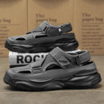 Moodne Disainer Meeste Sandaalid Hingavad Vabaaja Jalan&otilde;ud Meestele V&auml;litingimustes Libisemiskindlad Rannasandaalid Uued Meeste Platvormsandaalid 44