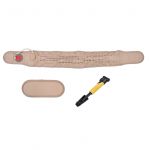 Lumbar Support Belt 2 in 1 Inflated Physical Treatment TPU PU Knitted Fabric Material Relieving