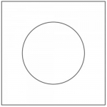 Pochoirs Masks Artemio - 15 x 15 cm - Ronds - 12 pcs