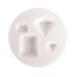 Moule en silicone - Graine Creative - Pierres pr&eacute;cieuses - Diam&egrave;tre 7 cm - &Eacute;paisseur 0.9 cm - Mixte