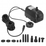 P&auml;ikesetoitel veepump ABS-ist Sukeldatav Dekoratiivne Purskkaev Harjadeta Pump Valgustusega Aeda DC 6V?24V