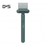 Kaheotstarbeline puhastusharja ja kammipuhastusvahend, v&auml;ike kaasaskantav disain, ergonoomiline k&auml;epide, 2 &uuml;hes harja ja kammipuhastusvahend oranž