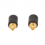 2 tk MMCX kaabliadapteri asendus MMCX-kaabel &uuml;hendatud jaoks Sennheiser IE300 IE600 IE900 AKG must