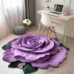 Elutuba kodu 3d kolmem&otilde;&otilde;tmeline p&otilde;randamatt lill p&otilde;randamatt kristall samet vaip &uuml;mmargune kodu pojengi kroonlehed erikujuline matt Diameter 100cm beež