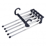 P&uuml;kste riidepuu p&ouml;&ouml;ratava konksuga, tugeva kandev&otilde;imega, teleskoopiline, kokkupandav, multifunktsionaalne p&uuml;ksiriiul, p&uuml;kste riidepuu must