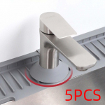 5Pcs Faucet Splashing Guards, Anti Spray, Easy to Clean Silicone for Home
