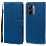 Realme C33 &uuml;mbrise jaoks Nahast klapp-rahakoti kate Realme C33 &uuml;mbrise jaoks Telefoni kate Rahakoti raamat Coque Fundas Kest For Realme C33 tumesinine v&auml;rv