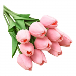 Kunstlik v&otilde;ltslillekimp Lilleline pulmakimpude kodukaunistus One Size heleroosa v&auml;rv