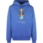 Polo Ralph Lauren Karu Kirjalogo Tr&uuml;kitud Kapuutsiga Pullover Pikkade Varrukatega Huppar Meeste huppari Sinine 710958192-001 M blue