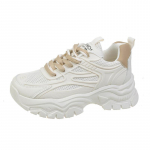 Naiste tossud 2025, uued moodsad paksud tossud naiste tenniseplatvormiga spordijalatsid naistele kerged disainjalatsid 37 beež