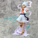 23cm One Piece Kujud P&auml;ikesejumal K&auml;ik 5 Nika Jooksvaid Pilvi Tegevus Piksenool Monkey D Luffy Mudel Nukuke PVC Kogutav Kuju M&auml;nguasi