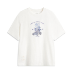 Li Ning X Disney Toy Story Seeria Ameerika Vabaaja Mood Lihtne Tr&uuml;kk Kiiresti Kuivav Mugav Hingav &Uuml;mmargune Kaelaosa L&uuml;hikeste Varrukatega T-s&auml;rk AHSV687-1 XXL