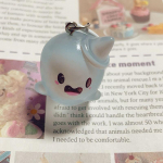 Halloween Jelly Ghost v&otilde;tmehoidja 3D multikas pimedas helendav p&auml;kapiku ripatsiga p&uuml;hadekink A1