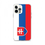 Coque iPhone &ndash; Slovaquie &ndash; Drapeau &ndash; Souple &ndash; Mitmev&auml;rviline &ndash; &Uuml;hilduv iPhone 12 Pro Max