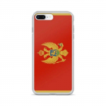 Coque iPhone - Mont&eacute;n&eacute;gro - Drapeau - Souple - Mitmev&auml;rviline - TPU l&auml;bipaistev