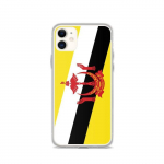Coque iPhone &ndash; Drapeau Brunei &ndash; Supp &ndash; Mitmev&auml;rviline &ndash; Disain fin et l&eacute;ger &ndash; &Uuml;hilduv iPhone 11
