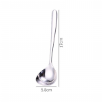 Roostevabast terasest supilusikas koduk&ouml;&ouml;gi kastmelusikas Small silver spoon