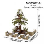 S&otilde;jaline seeria MOC klots Moodne s&otilde;japidamine II maailmas&otilde;da Kindlustused Tegevusfiguur S&otilde;jad Mudel Ehitusklotsid Laste M&auml;nguasjad Lastele Kingitus
