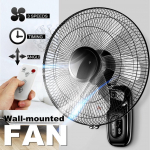 60W Kaugjuhtimispuldiga Elektriventilaator Oskilleeriv Seinale Paigaldatav Ventilaator Kodu Restoran 3 Kiirust Reguleeritav T&ouml;&ouml;stuslik &Otilde;hujahutusventilaator 220V Remote Control Fan