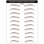 4D Biomimetic Eyebrow Patch Is Waterproof and Sweat Resistant Allowing for Natural As Long-lasting Thick Eyebrows on The Face ZX004