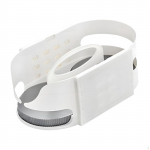 360&deg; Rotating Turntable Refrigerator Organizer Fridge Easy to Use Beverage Can Spice White Gray