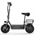 iScooter F2 kokkupandav elektriline t&otilde;ukeratas istme ja korviga, 500W, 30 km/h, maksimaalne kandev&otilde;ime 120 kg, trummelpidurid, 10 pendelr&auml;ndajate e-t&otilde;ukeratas igap&auml;evasteks toimetusteks F2: 500W 36V7.8Ah must