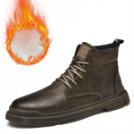 K&auml;sitsi valmistatud retro lehma nahast meeste saapad veekindlad poolsaapad meestele 45