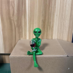 1 tk Naljakas Tulnuka Kuju Skulptuur Aed Maastikukujundus Hoovi Kunst Ornament Vaik Punase Veini Joomine Tulnuka Skulptuur Lauakaunistus