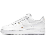 Nike Air Force 1 07 Essential Valge Metallik Kuld Naiste Tossud Must CT1989-100 35.5