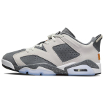 Paris Saint-Germain x Air Jordan 6 Retro Low Raudhallid Meeste Tennised Valge-Luu Magma-Oranž Valge DZ4133-008 44