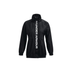 Under Armour Rush Prinditud T&auml;helogo T&otilde;mblukuga Spordijakk Naiste Jakid Must 1369847-001 S