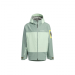 Adidas X National Geographic v&auml;rviblokiga kahekihiline kapuutsiga spordijakk matkamiseks, veekindel, tuulekindel ja hingav, meeste jope IS9521 S