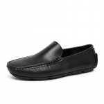 Moodsad meeste vabaajajalatsid Itaalia mokassiinid Moccasins Slip on Ehtne nahk Meeste kingad Madalad Hingavad jalatsid Meeste s&otilde;idujalatsid Pehmed kingad 38