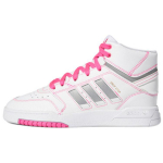 Adidas Originals Drop Step S&uuml;nteetilisest Nahast Retro Vabaaja Libisemiskindlad Vastupidavad K&otilde;rge S&auml;&auml;rega Rula Kingad Naiste Tossud Valge Roosa FV4883 36